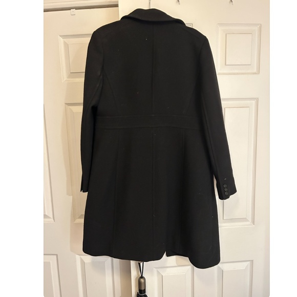 J Crew Classic Lady Day Coat, Italian double-cloth wool with Thinsulate: Size 16 - Picture 4 of 5